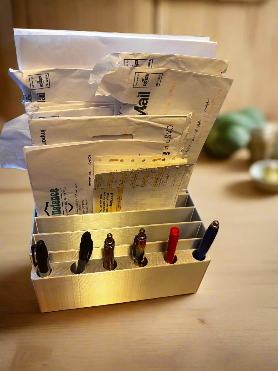 Letter Storage & Pen Holder